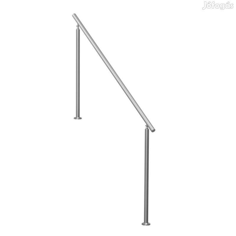 Lépcsőkorlát  rozsdamentes acél 120 cm
