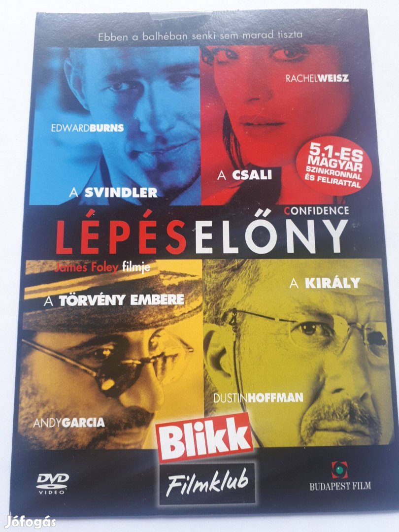 Lépéselőny - papírtokos DVD (posta 255 Ft)