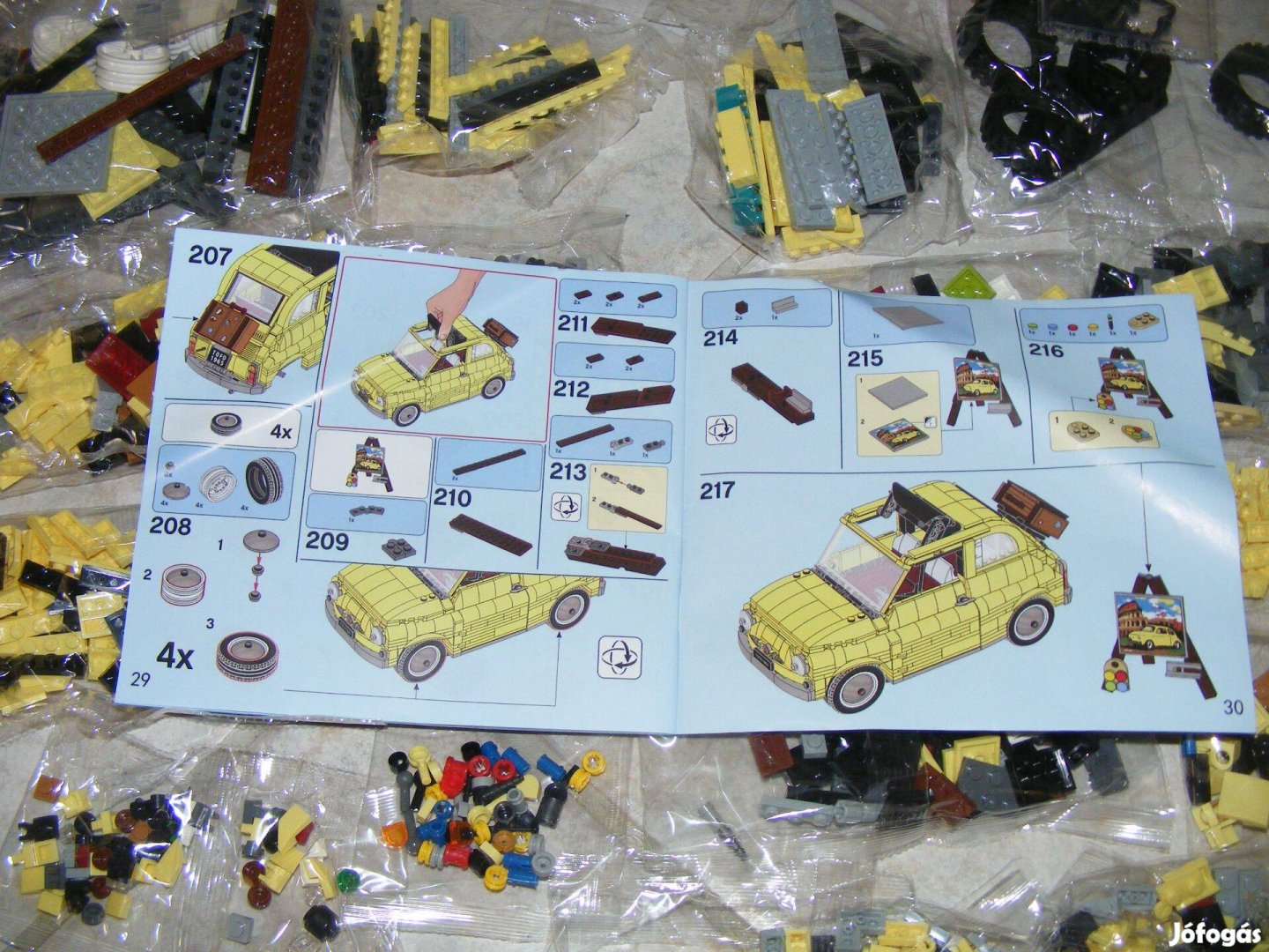 Lepin 10271 Fiat 500 aut Lego Creator Icons kompatibilis j IX