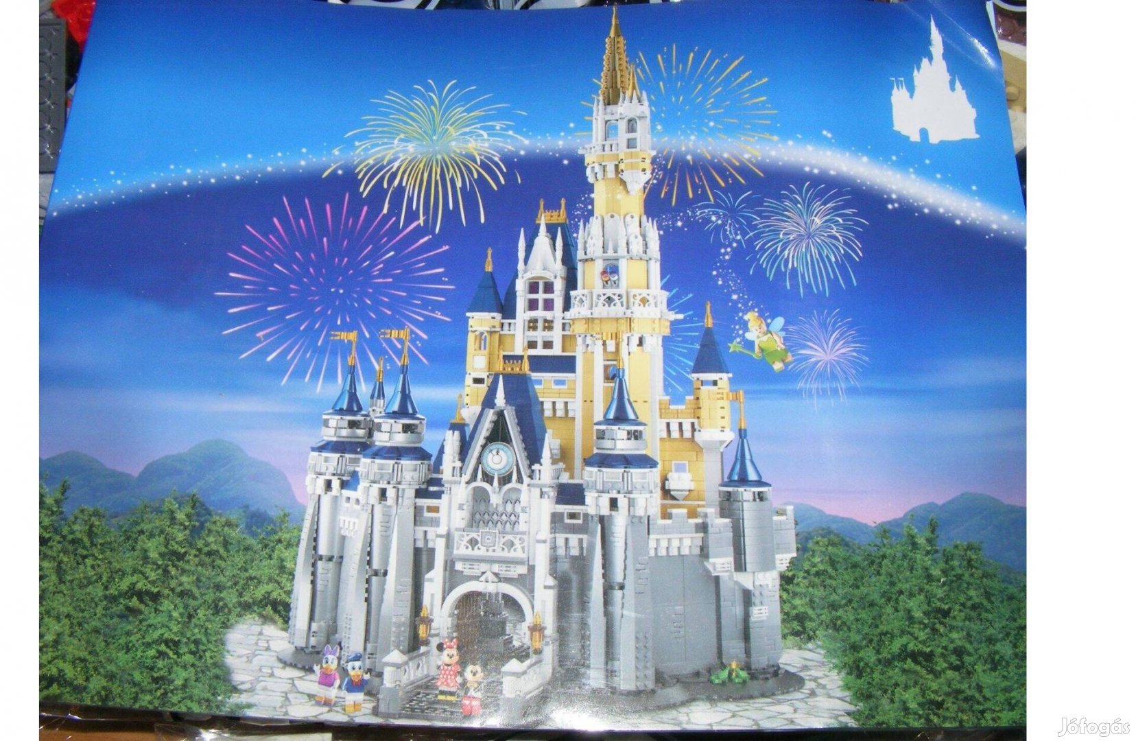 Lepin Disney 71040 43222 Castle Disney Kastély 4080db kompatibilis Új