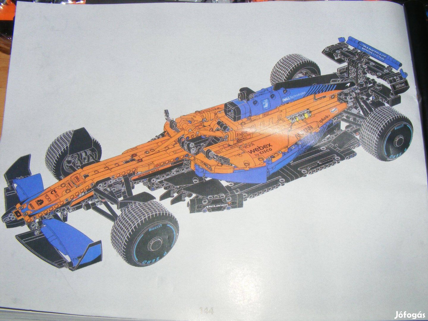 Lepin Technic 42141 Mclaren F1 Formula 1 Versenyautó 1432db Új