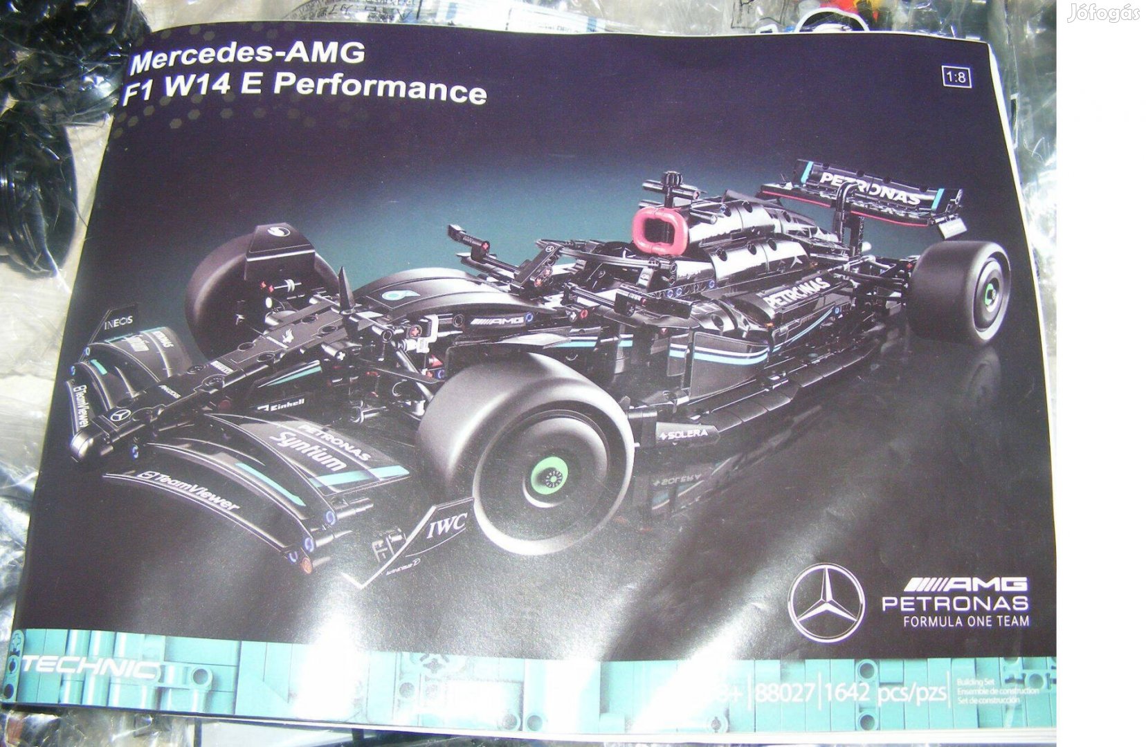 Lepin Technic 42171 Mercedes AMG F1 Versenyautó Új