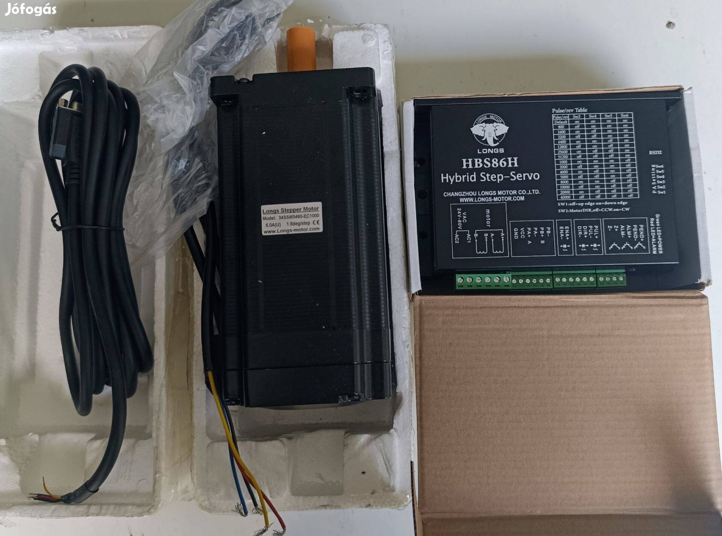 Léptetőmotor vezérlő Longs stepper motor servo szervó