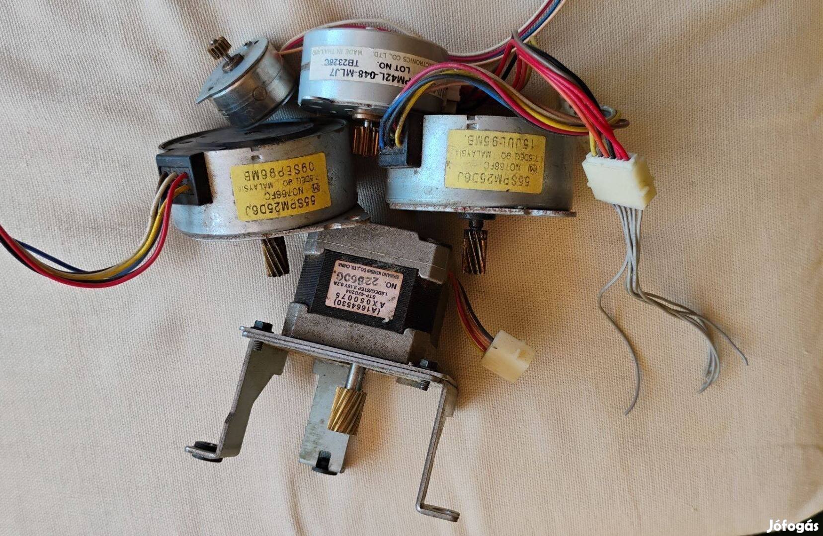 Léptetőmotorok 5 darab egy tételben