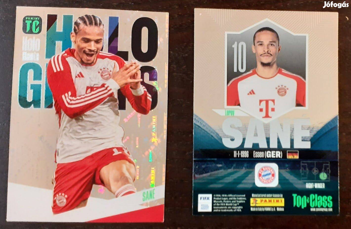 Leroy Sané Bayern München Holo Giants focis kártya Top Class 2024