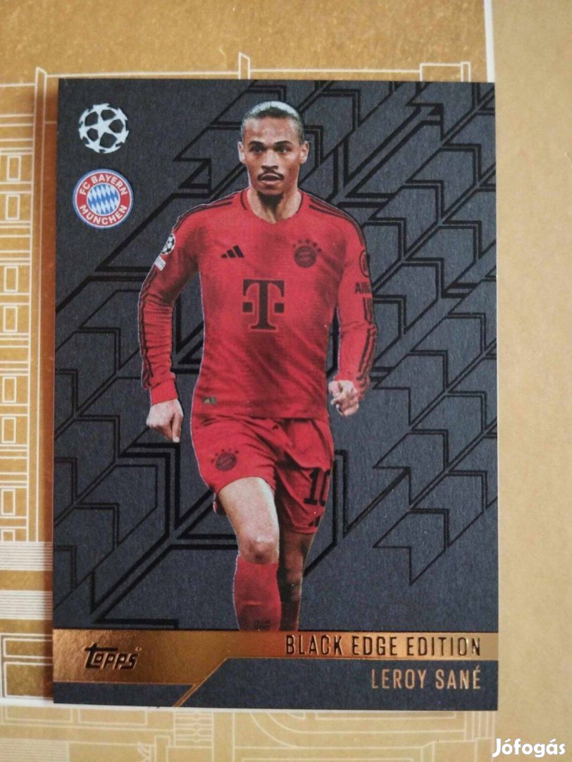 Leroy Sané (Bayern München) Black Edge Bajnokok Ligája 2024/25 kártya