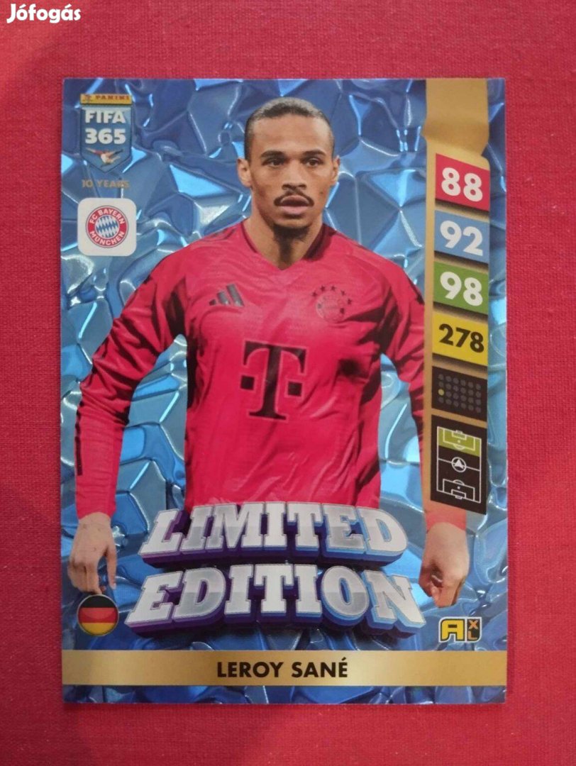 Leroy Sane (Bayern München) FIFA 365 2025 Limited Edition focis kártya