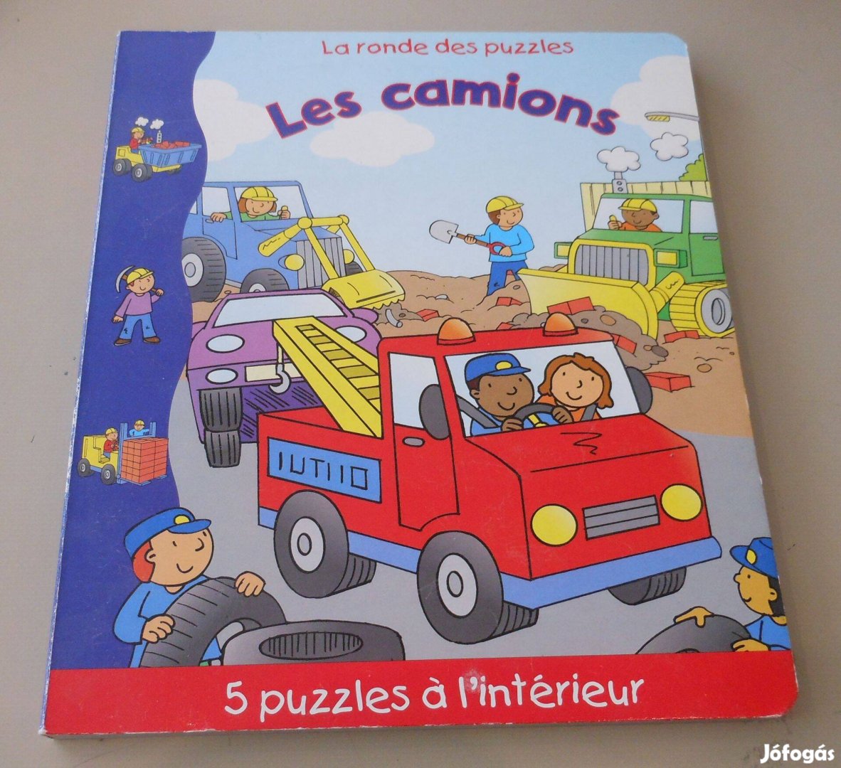 Les camions 5 puzzles a l'interier