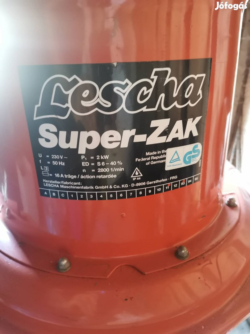 Lescha Super-Zak ágaprító 2kW