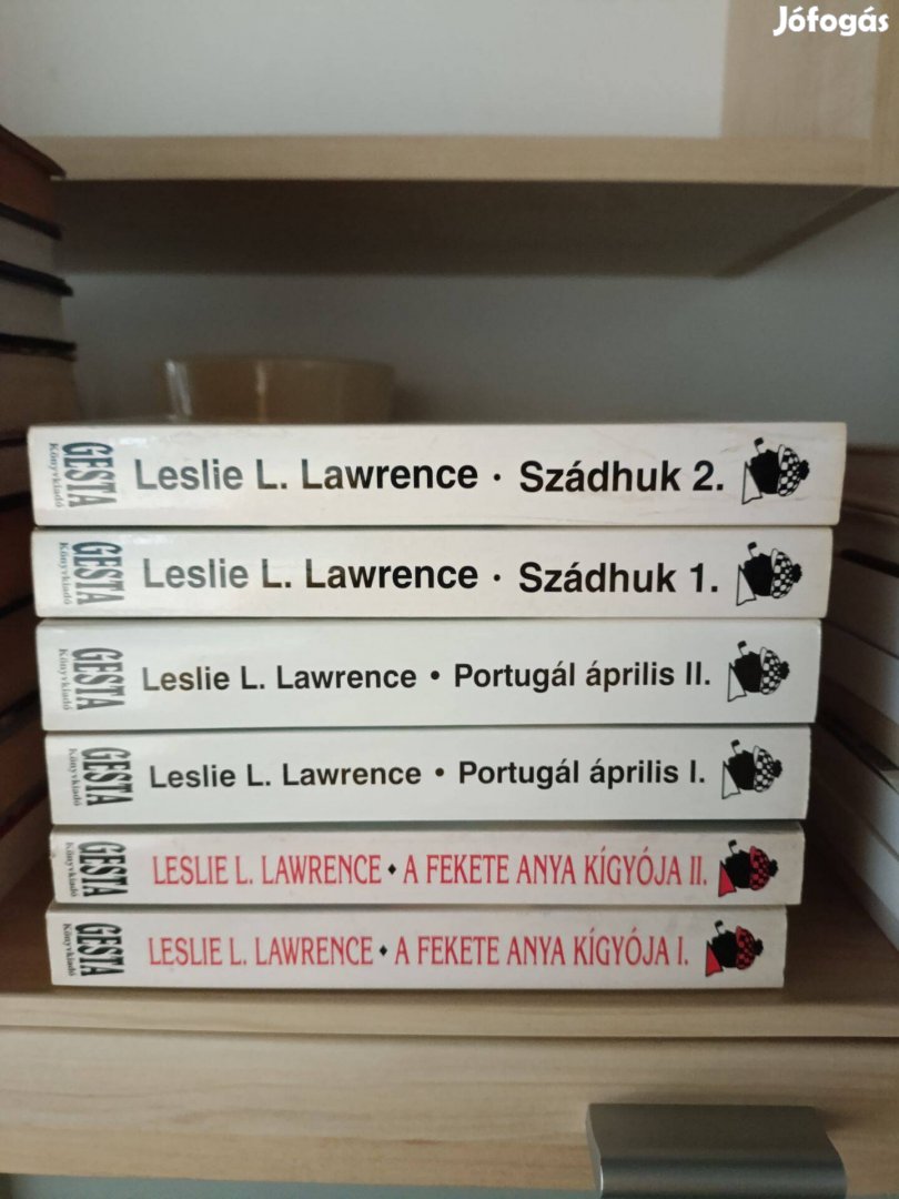 Leslie L lawrence 6 db könyv