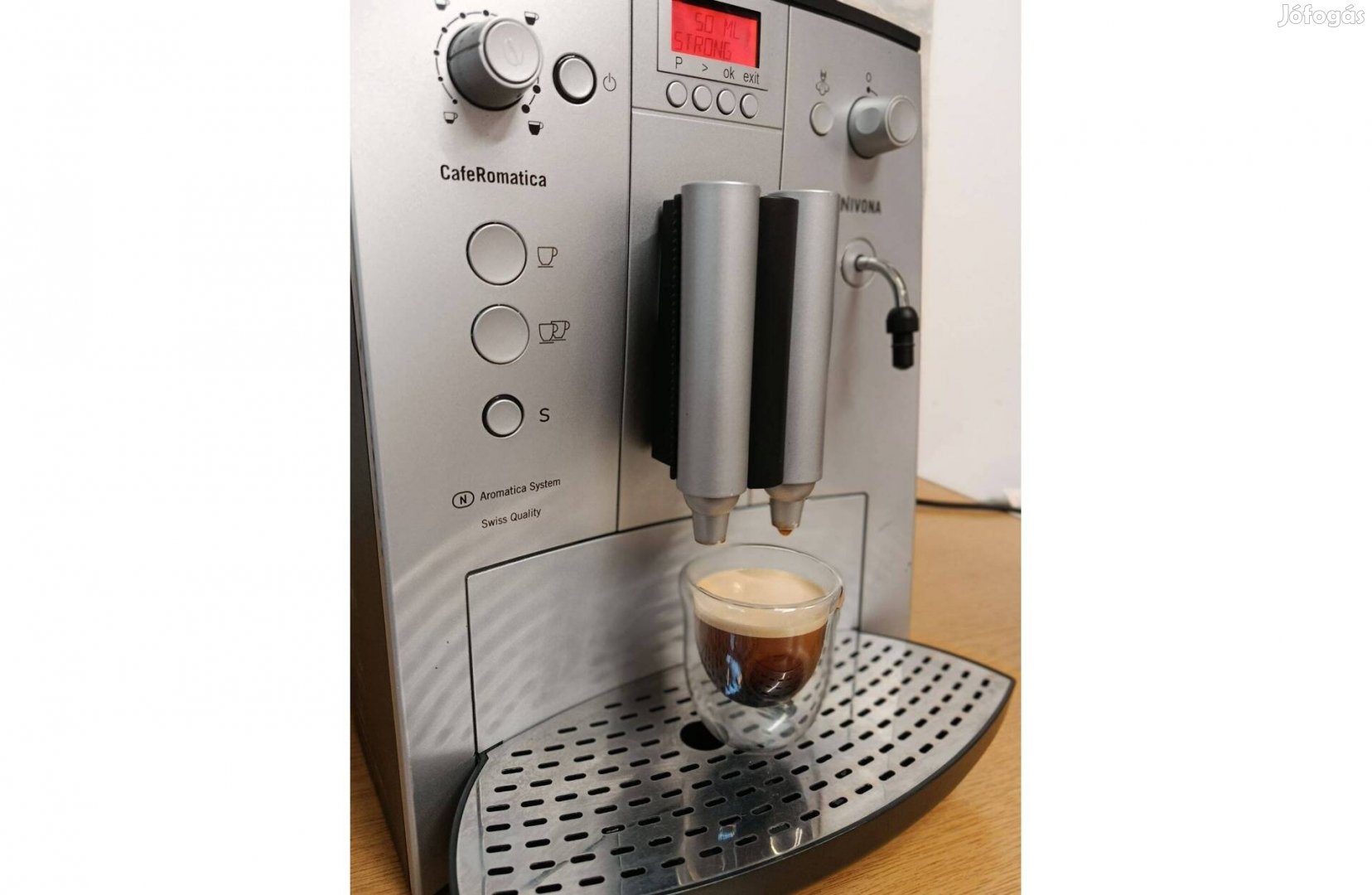 Leszervizelt, karbantartott nivona kávégép kávéfőző
