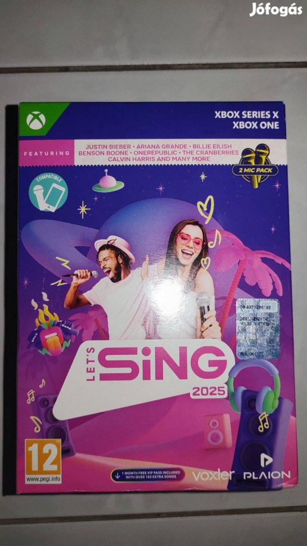 Let's sing 2025 xbox series x/one + 2 mikrofon