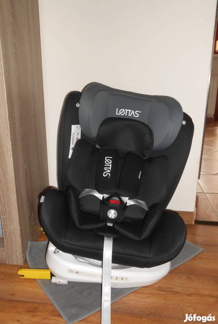 Lettas 360°ban forgatható isofixes gyerekülés 0-36 kg