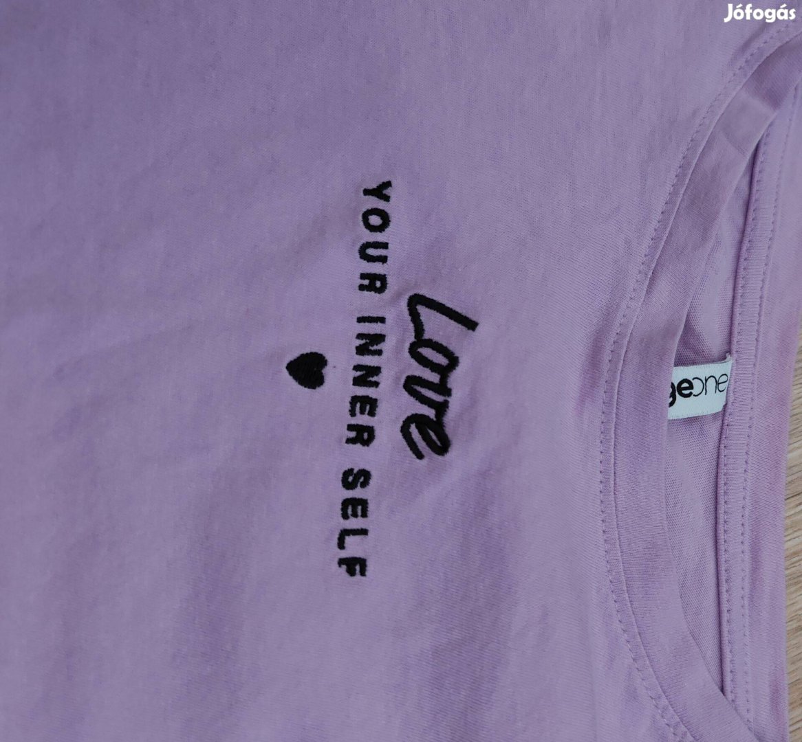 Levendula pamut női póló M-L