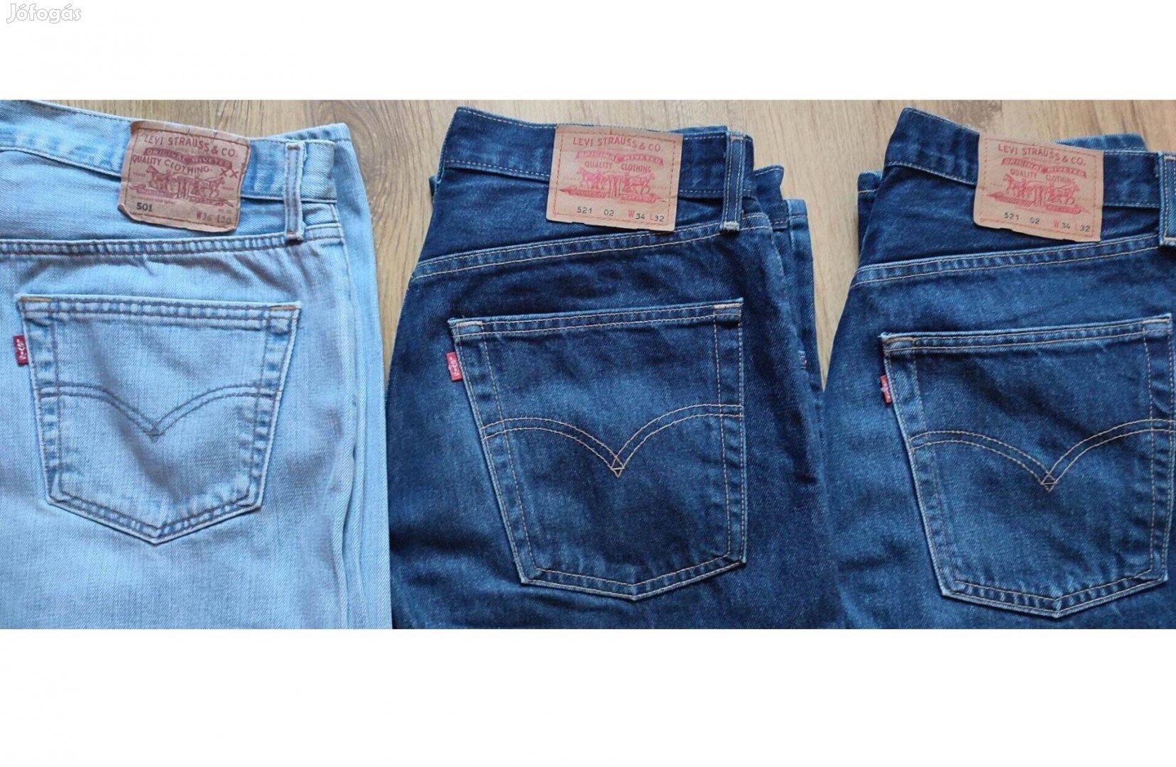 Levi Strauss 501 férfi farmer nadrágok