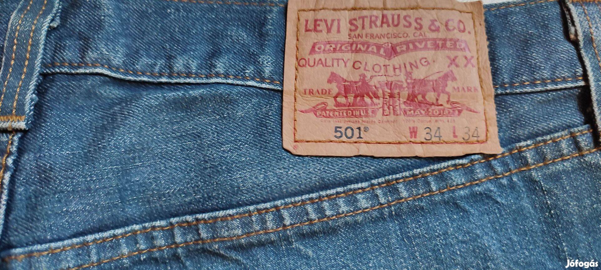 Levi Strauss 501 férfi farmer nadrágok