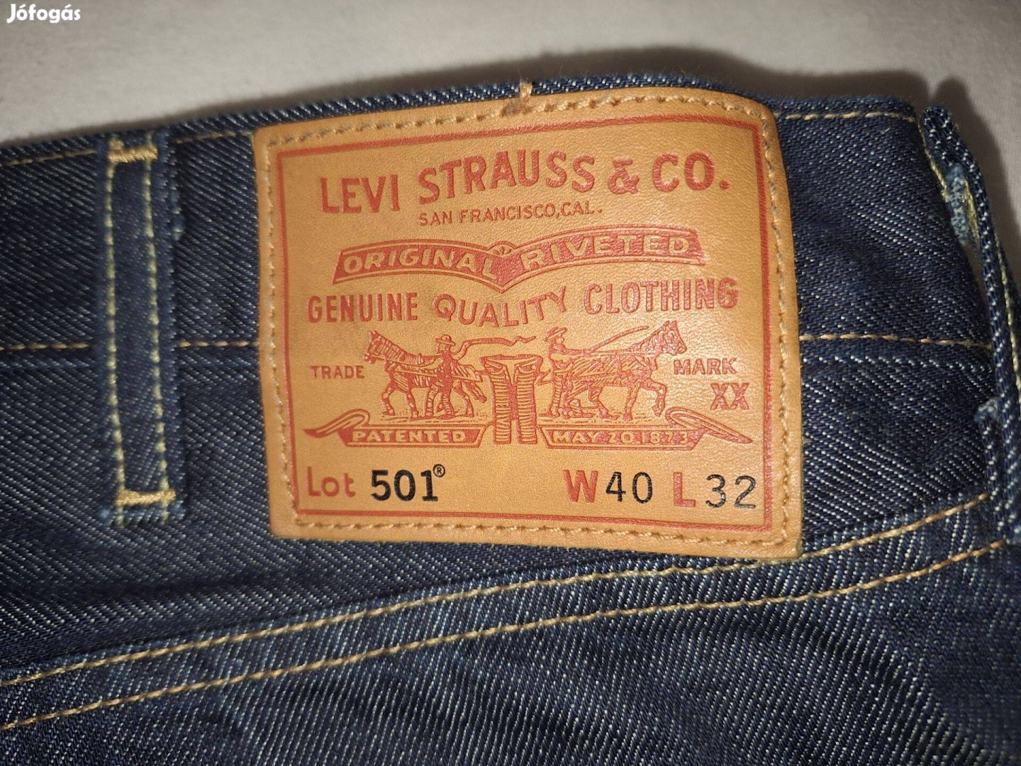 Levi's 501-es férfi farmer (skék v fekete)