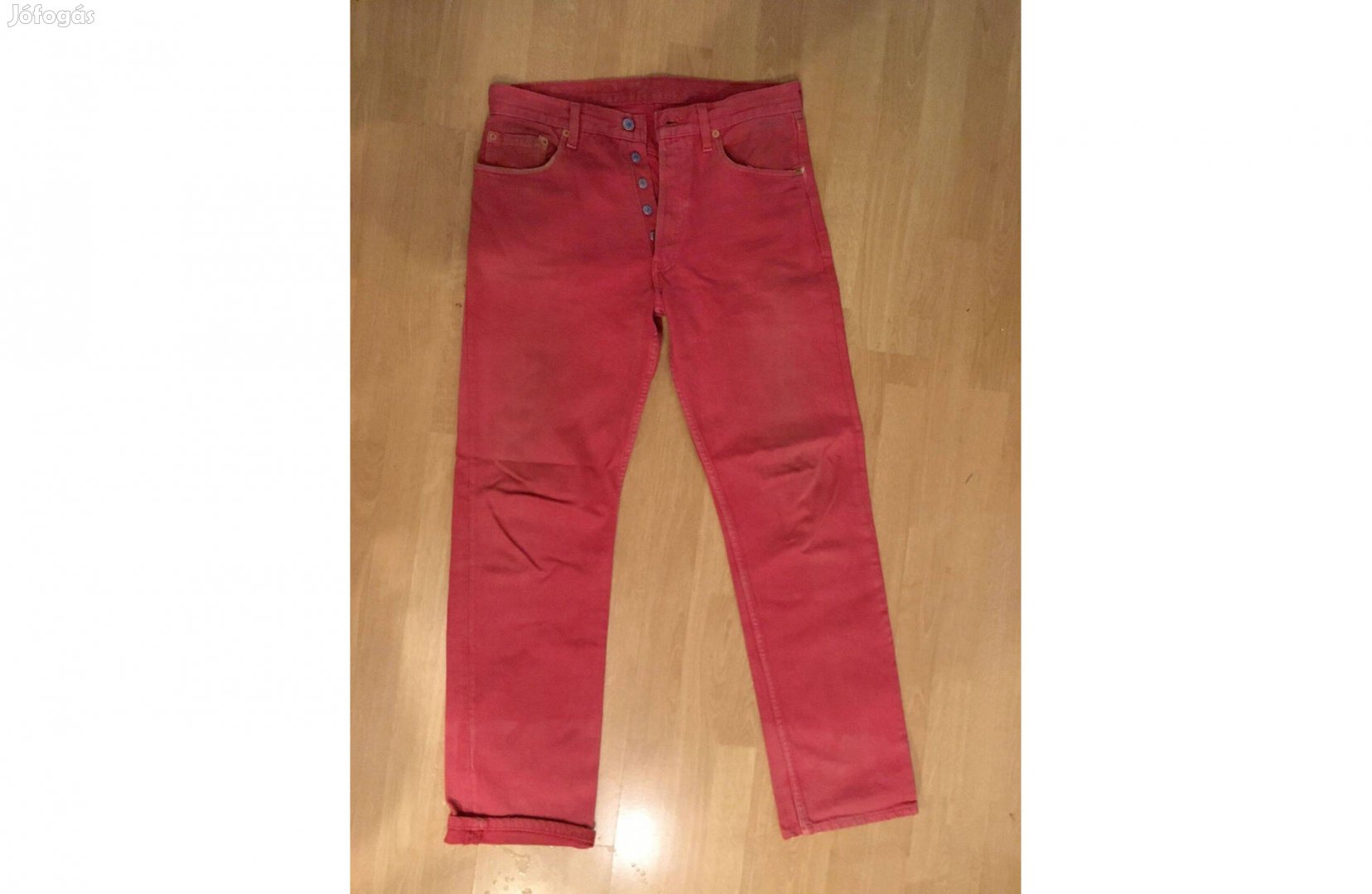 Levi's 501 férfi farmer eladó - piros, W32 L32