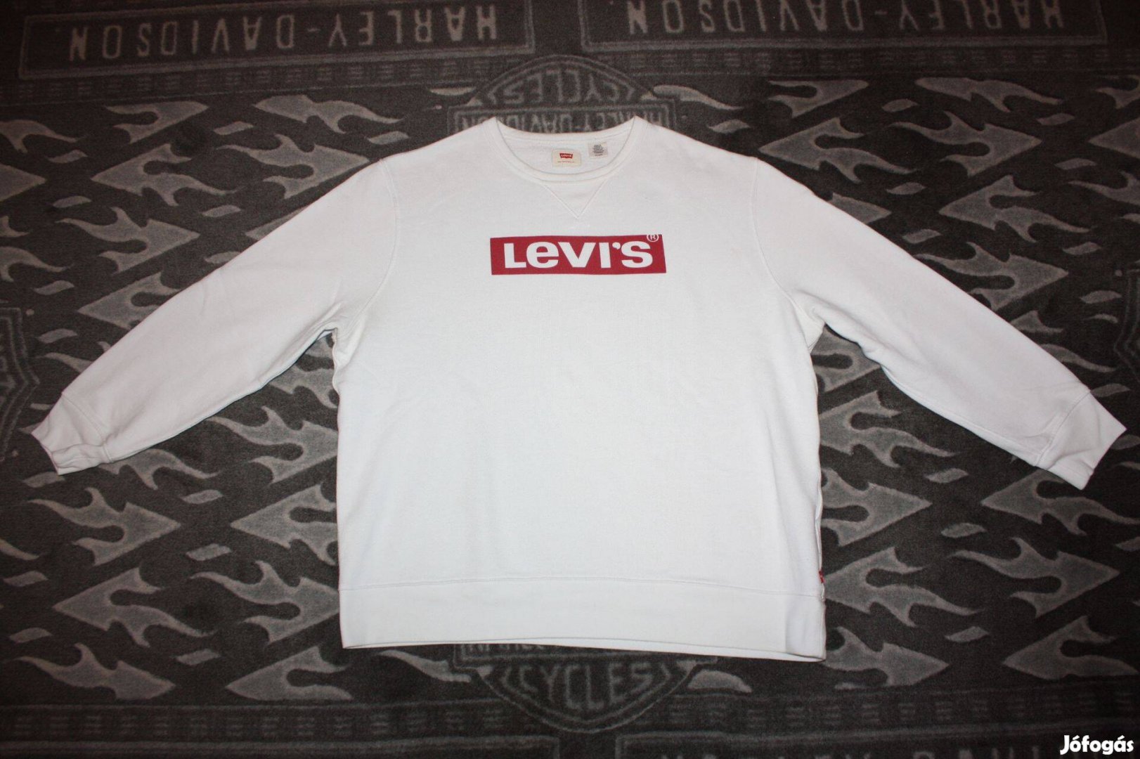 Levi's - Levis fehér pulóver XL-XXL eredeti, hibátlan