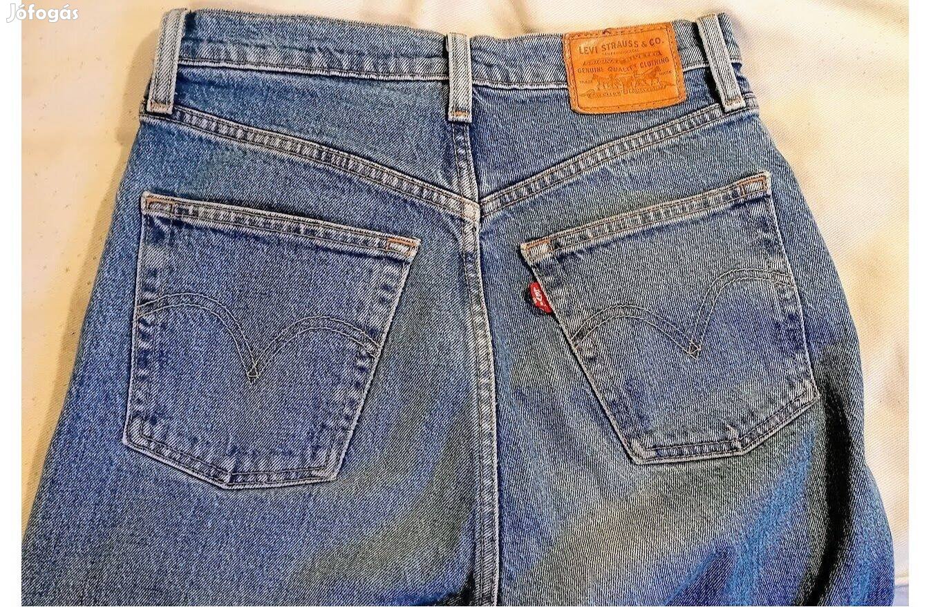 Levi's premium Ribcage Straight kék női farmernadrág, méret: 26-os