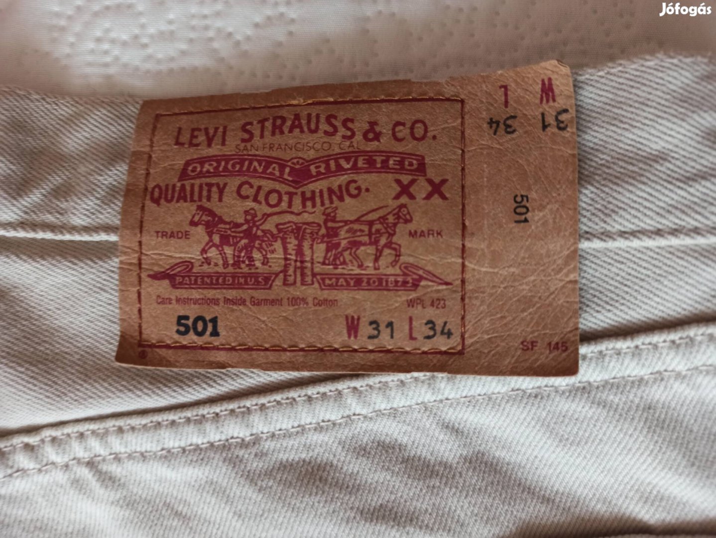 Levis 501 és 510 -es farmerek, eladók !