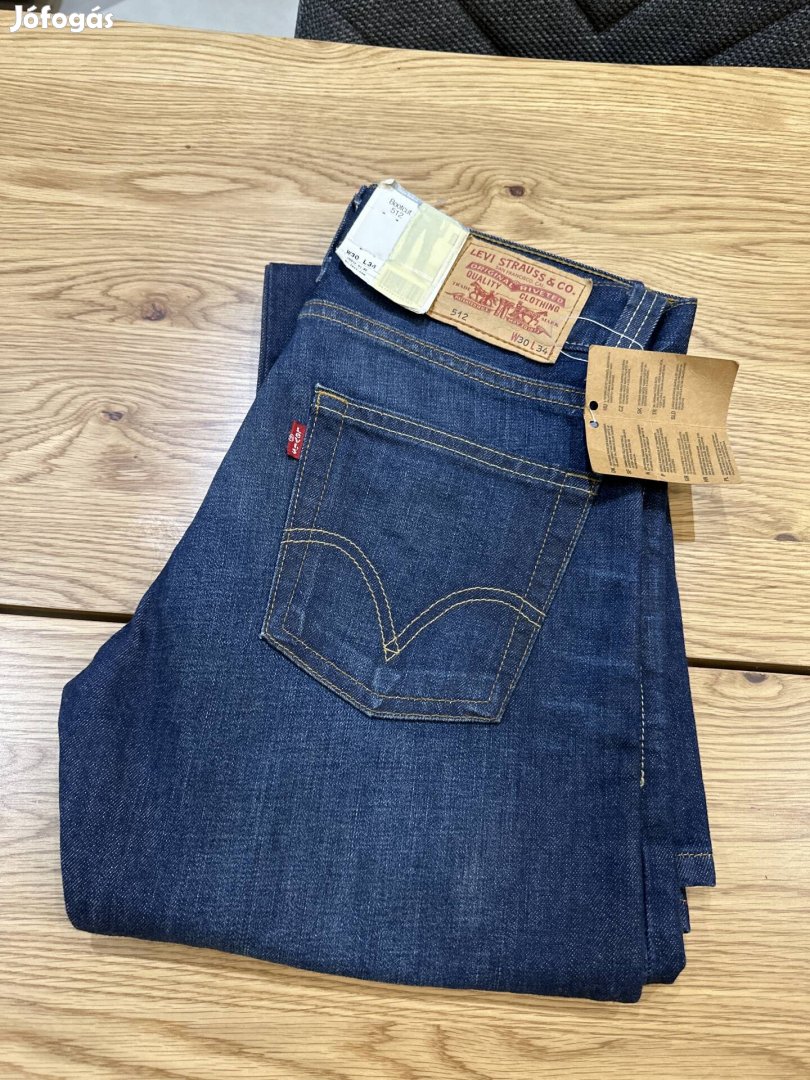 Levis 512 bootcut új farmer nadrág 30/34. Ritka!!