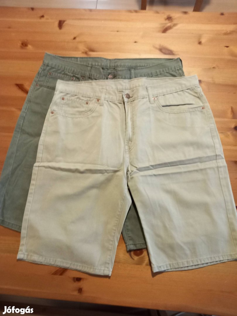 Levis 624 férfi térdnadrág, vászon 2 db.