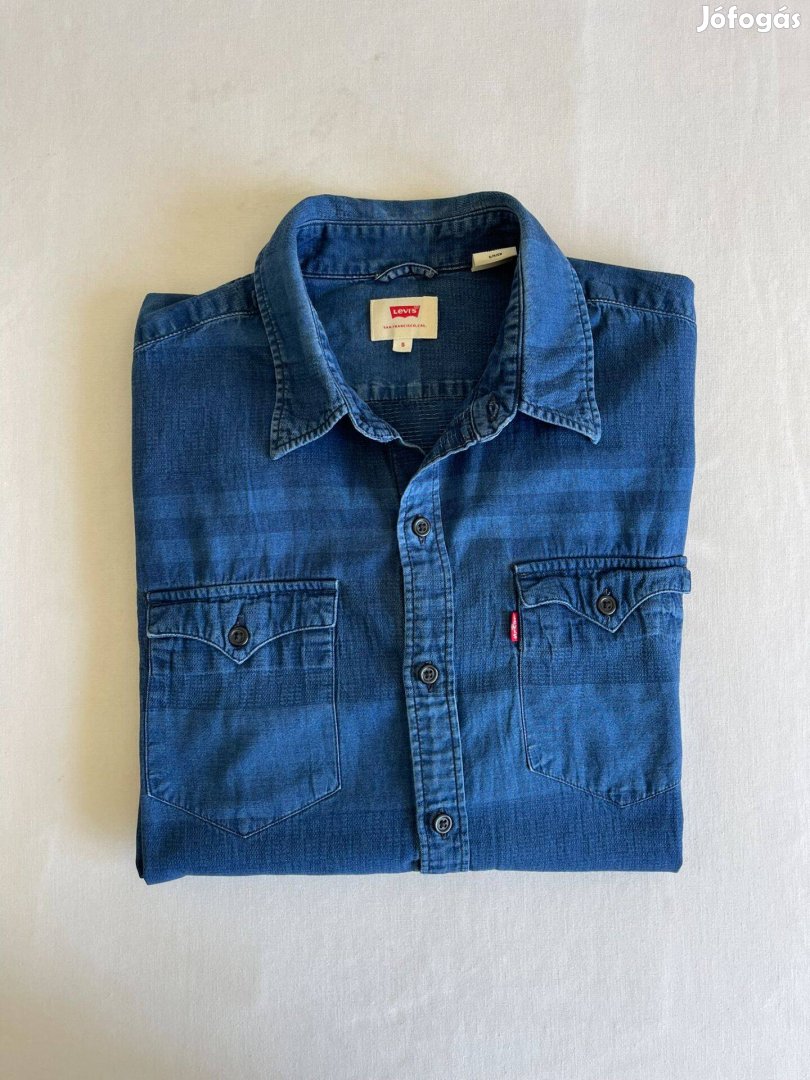 Levis Levis's férfi rövid ujjú farmer ing S-es