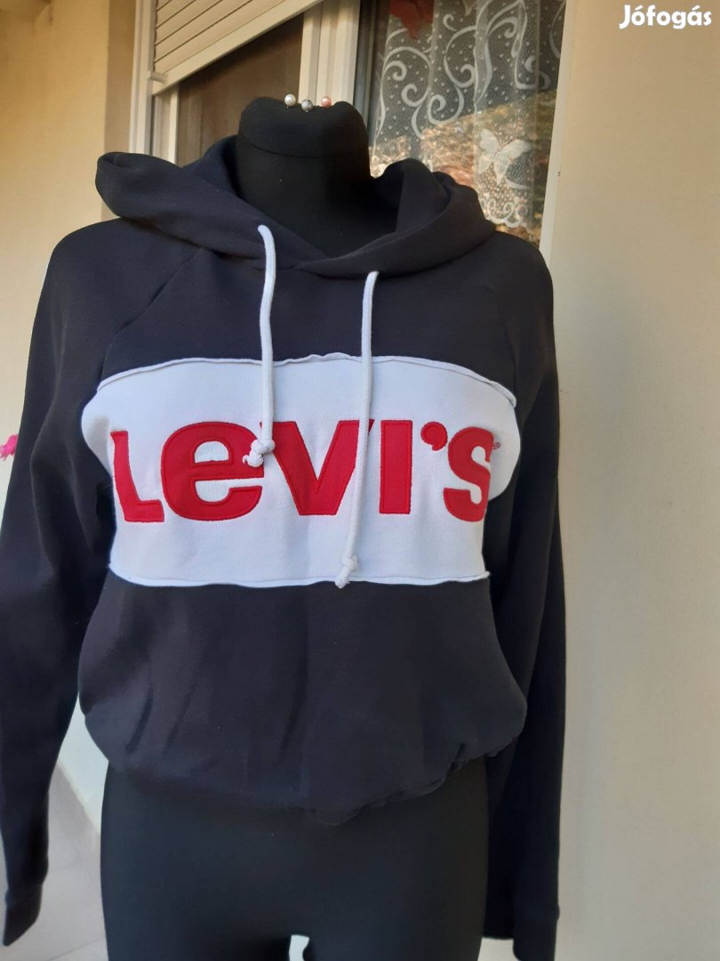 Levis S/M pamut női cropp pulóver