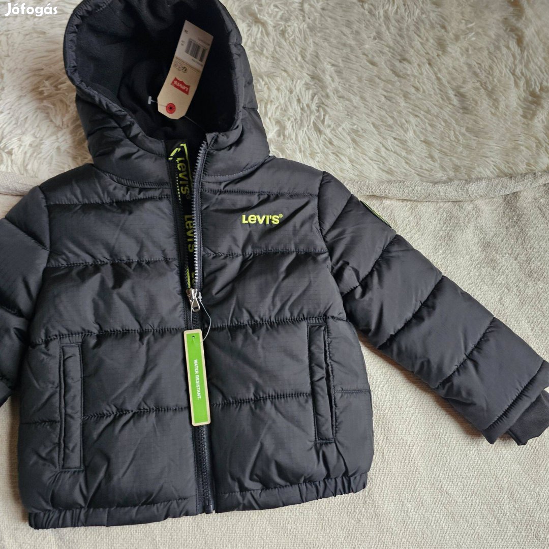 Levis gyerek dzseki 98 as méret új vízálló pehely kabát