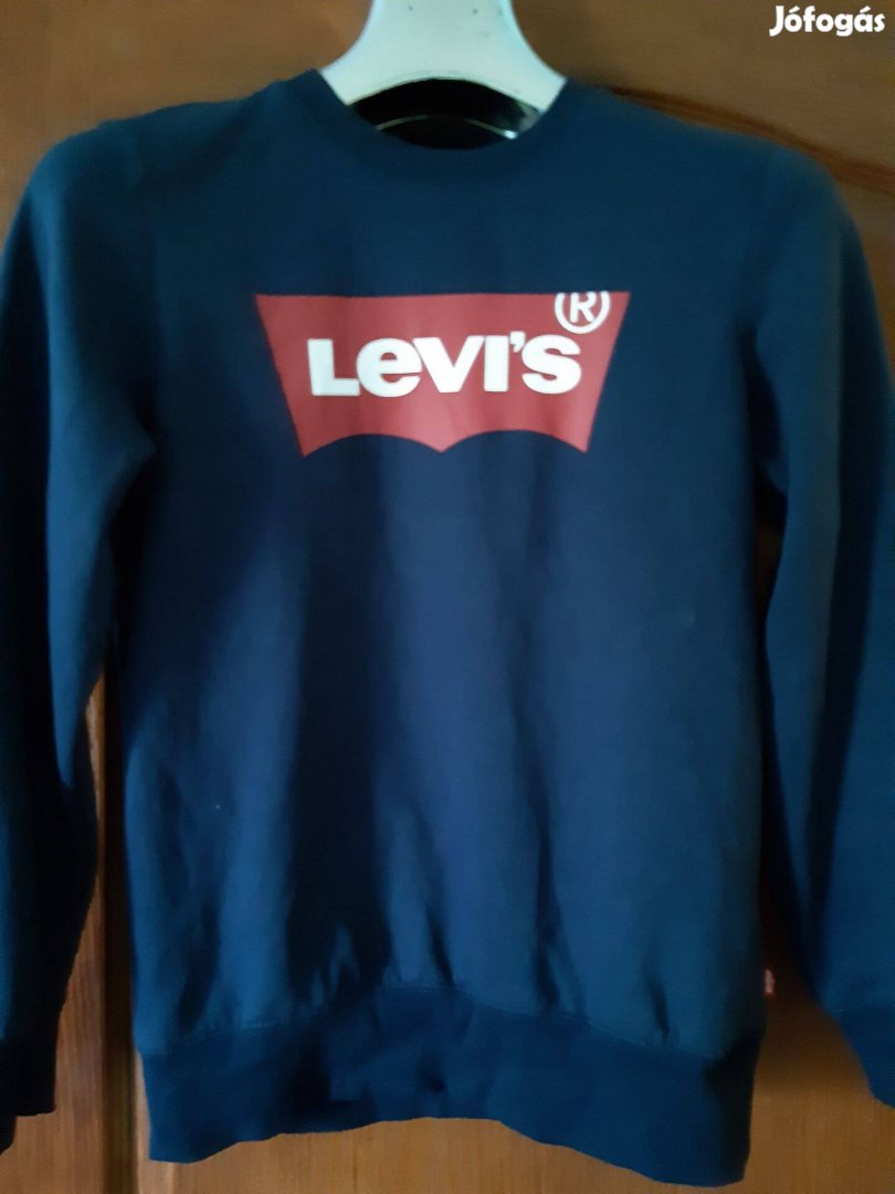 Levis kék meleg unisex pulóver 14-évesre