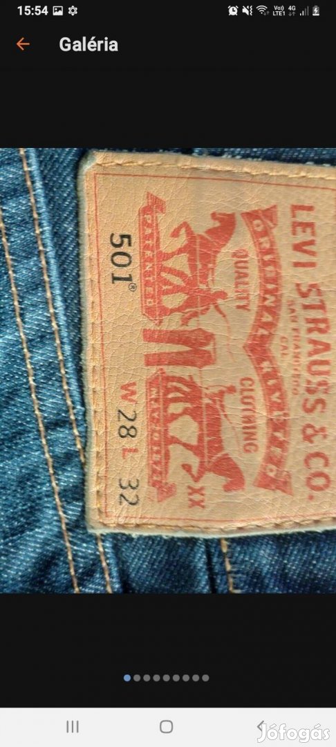 Levis nadrág 28/32-es méretben