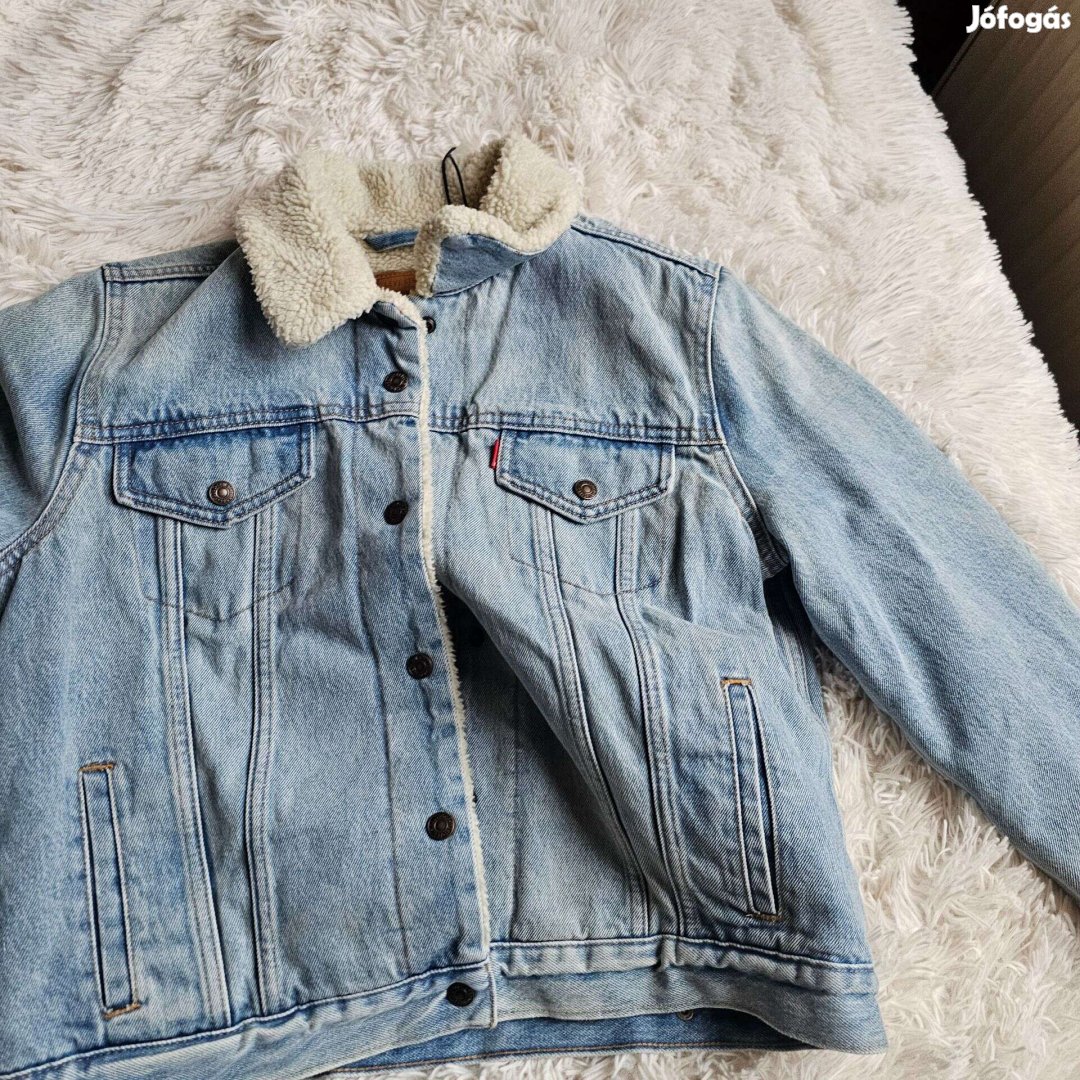 Levis nöi sherpa dzseki új cimkés L-es méret eredeti