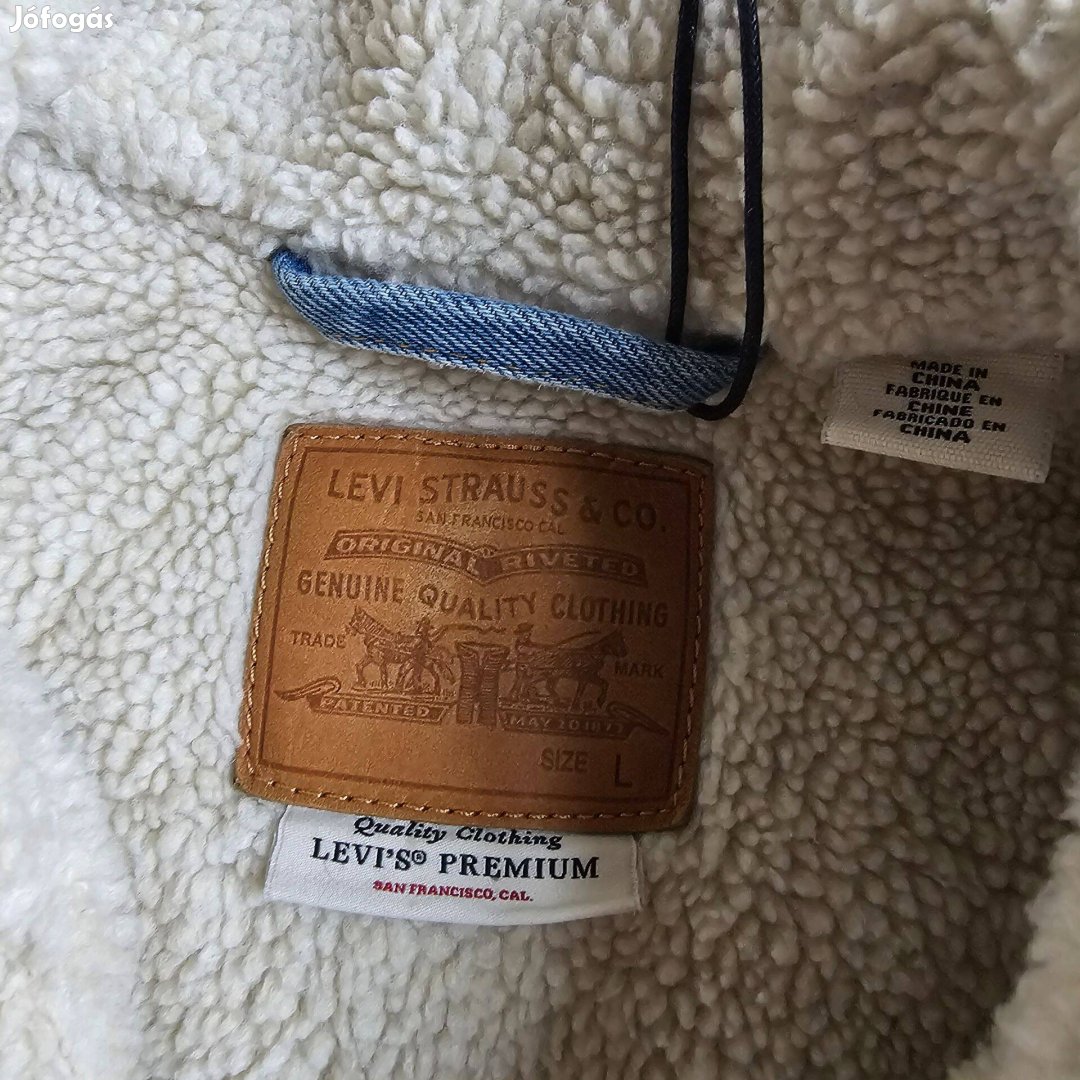 Levis nöi sherpa dzseki új cimkés L-es méret eredeti