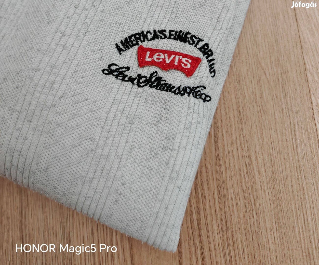Levis pamut sportos férfi pulóver