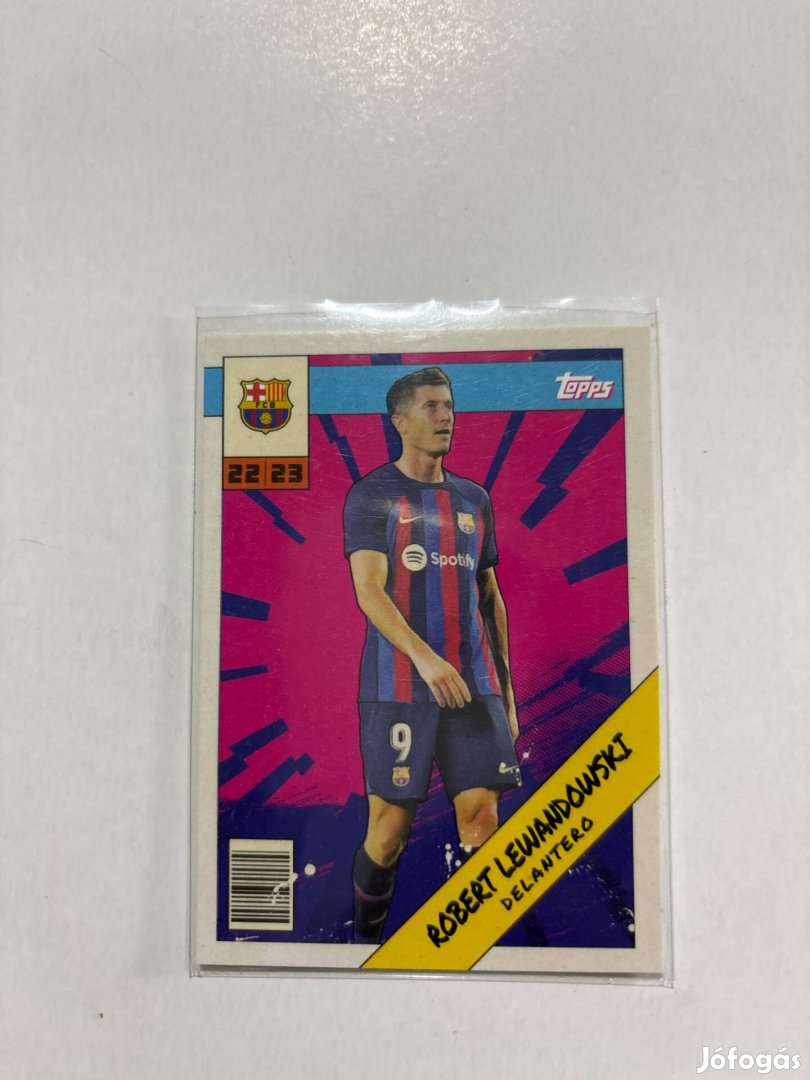 Lewandowski Barcelona Insert focis kártya