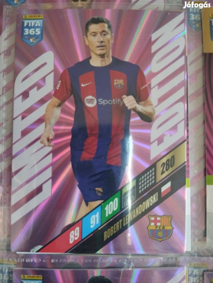 Lewandowski (Barcelona) FIFA 365 2024 Limited edition focis kártya