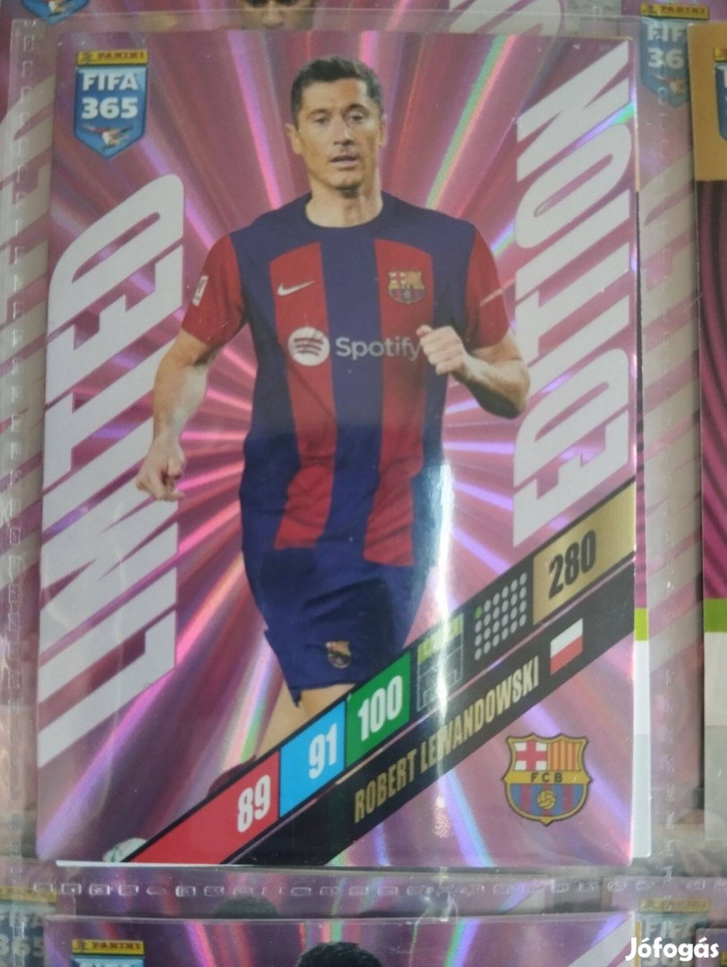 Lewandowski (Barcelona) FIFA 365 2024 Limited edition focis kártya