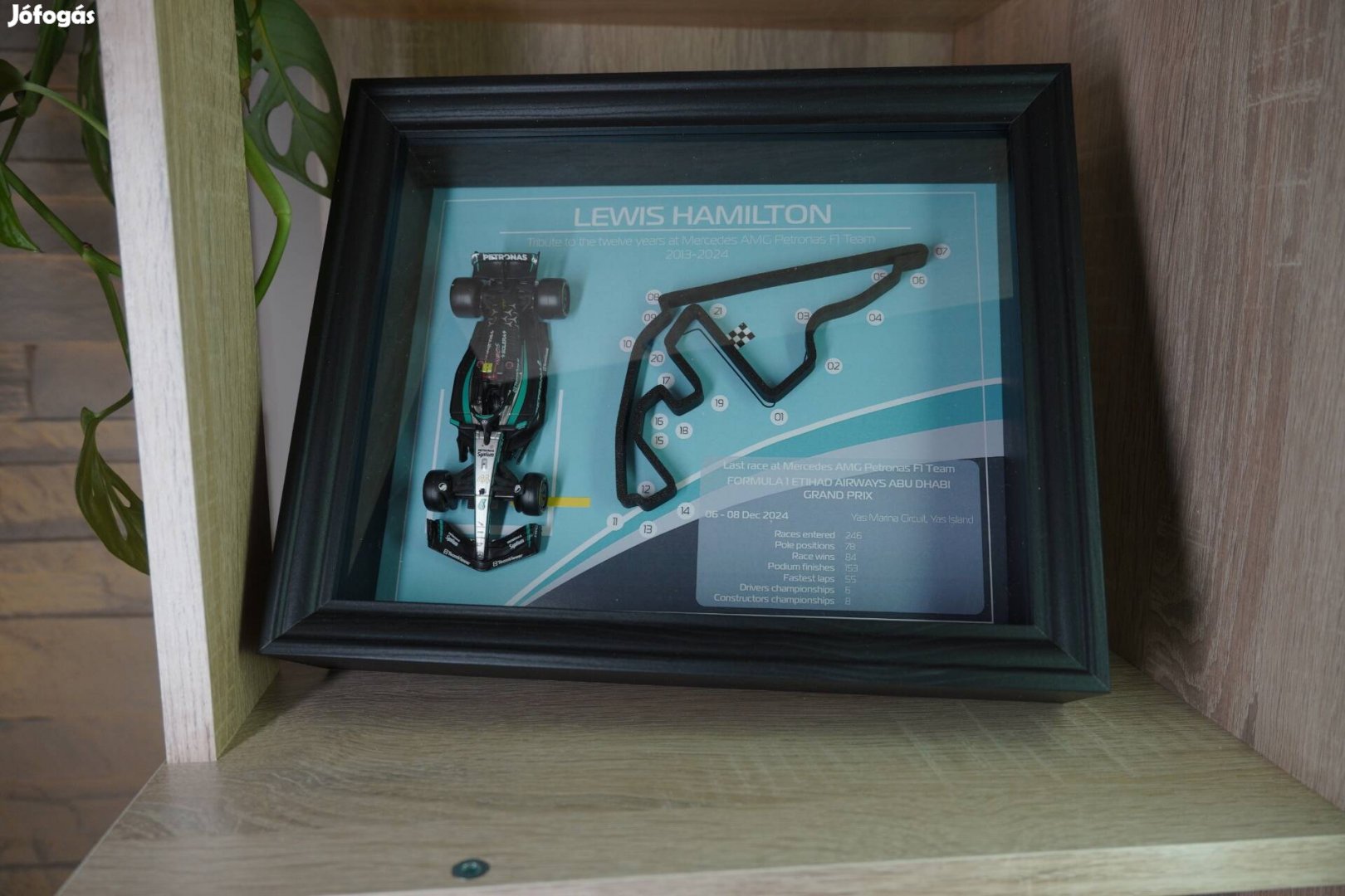 Lewis Hamilton Mercedes Farewell Emlékplakett