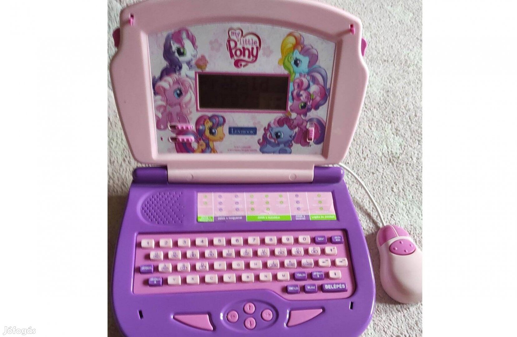 Lexibook My Little Pony ovis óvodás ovodas laptop notebook számítógép