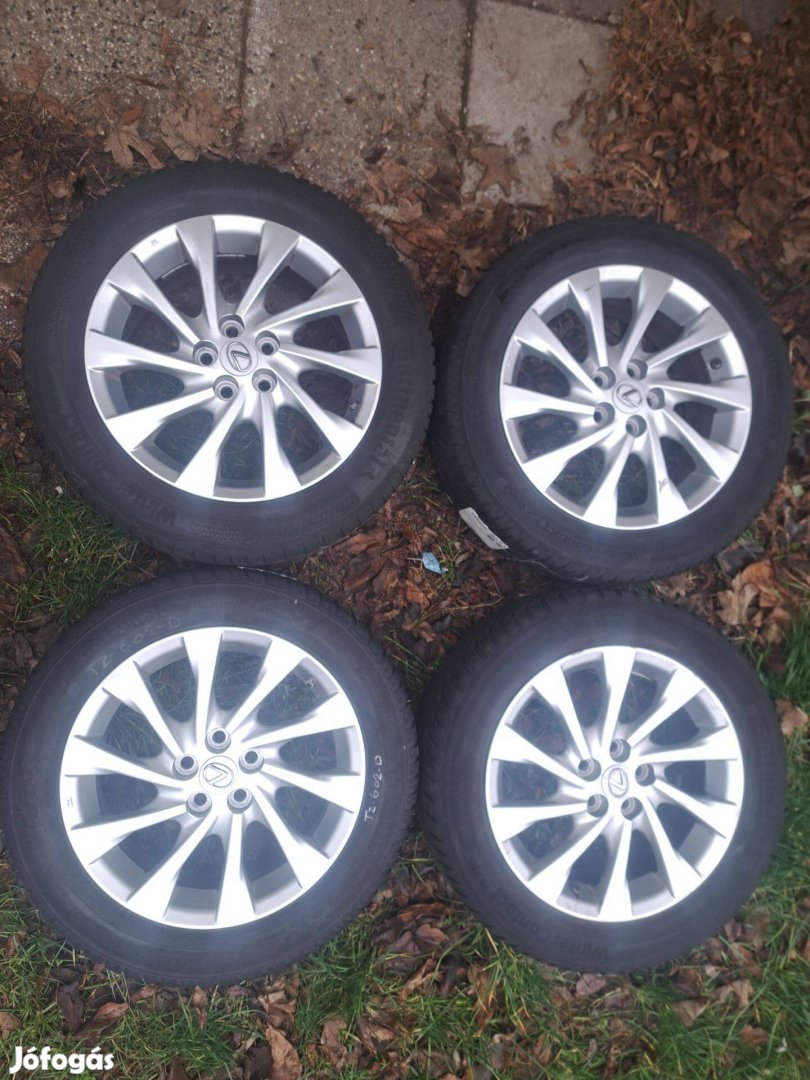 Lexus 16" 5x100 alufelni szett téligumival