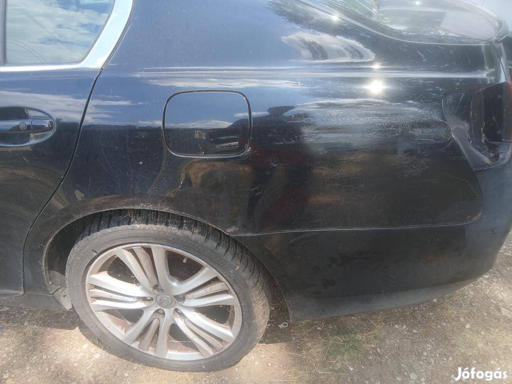Lexus GS 450 bal hátsó komplett vágott negyed