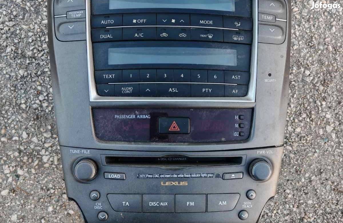 Lexus Is 220d 250 is220d is250 klíma rádió cd panel fejegység