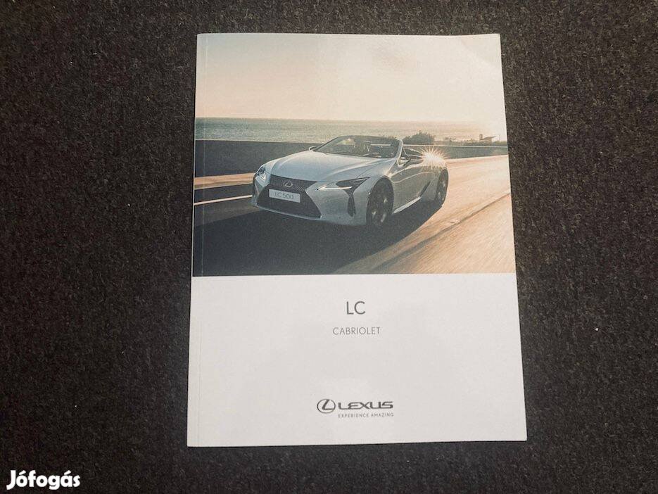 Lexus LC Cabriolet prospektus, exkluzív katalógus