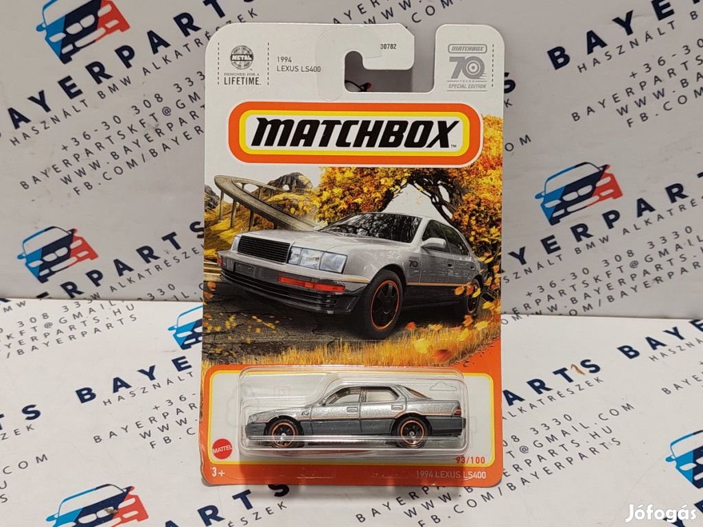 Lexus LS400 (1994) - 2023 93/100 - hosszú kártyás -  Matchbox - 1:64