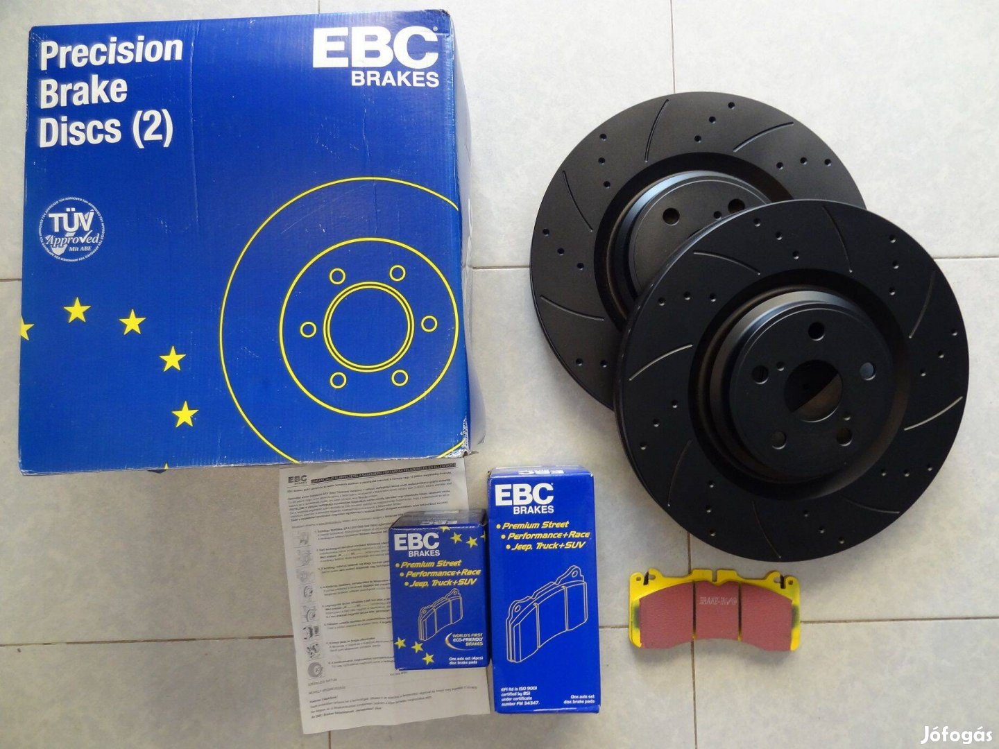 Lexus LS600h LS460 EBC fék - első hátsó komplett fékszett