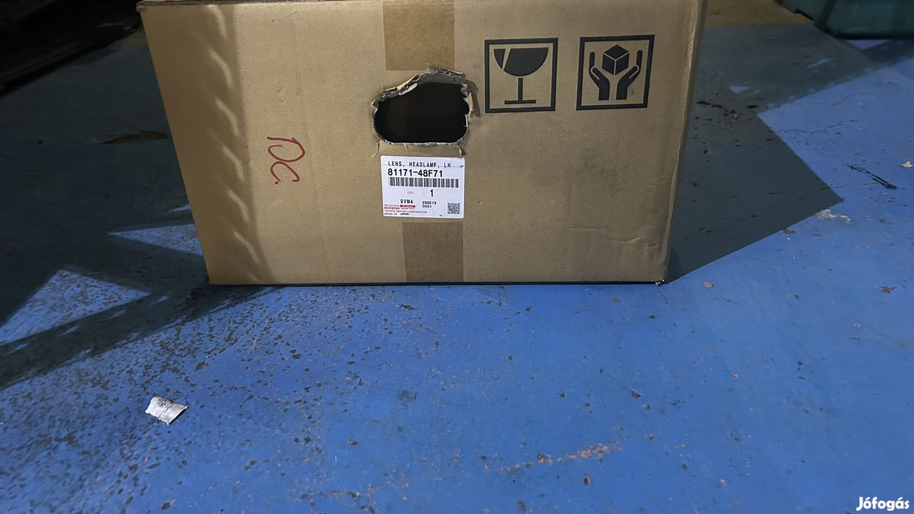 Lexus RX450H bal fényszóró üveg 2021- 8117148F71 eladó