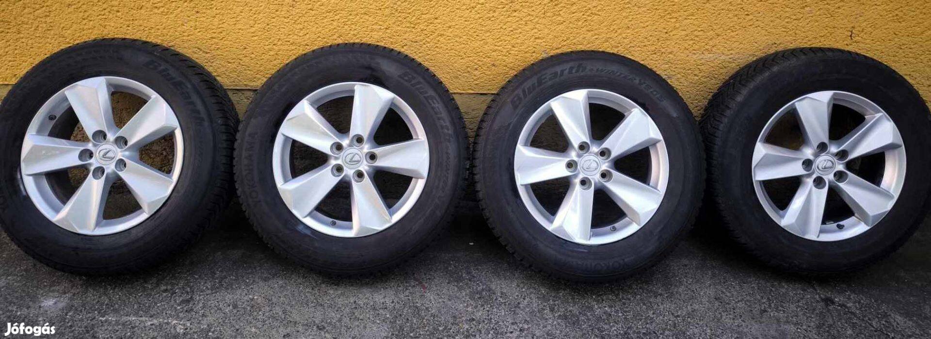 Lexus / Toyota (17") felnik, téli gumikkal, Tpms szenzorokkal