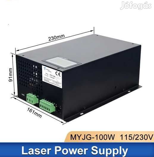 Lézer Tápegység 100W Lézergépekhez MYJG100W  (4473)