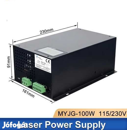 Lézer Tápegység 100W Lézergépekhez MYJG100W  (4473)